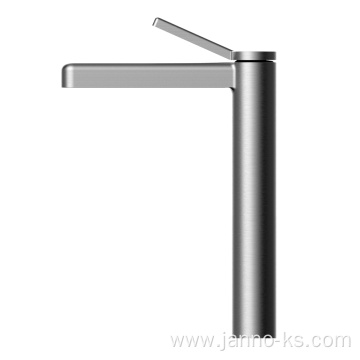 Mixer Tap Brushed Tall Basin Faucet Single Handle